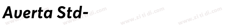 Averta Std字体转换